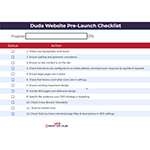 Pre-Launch Checklist